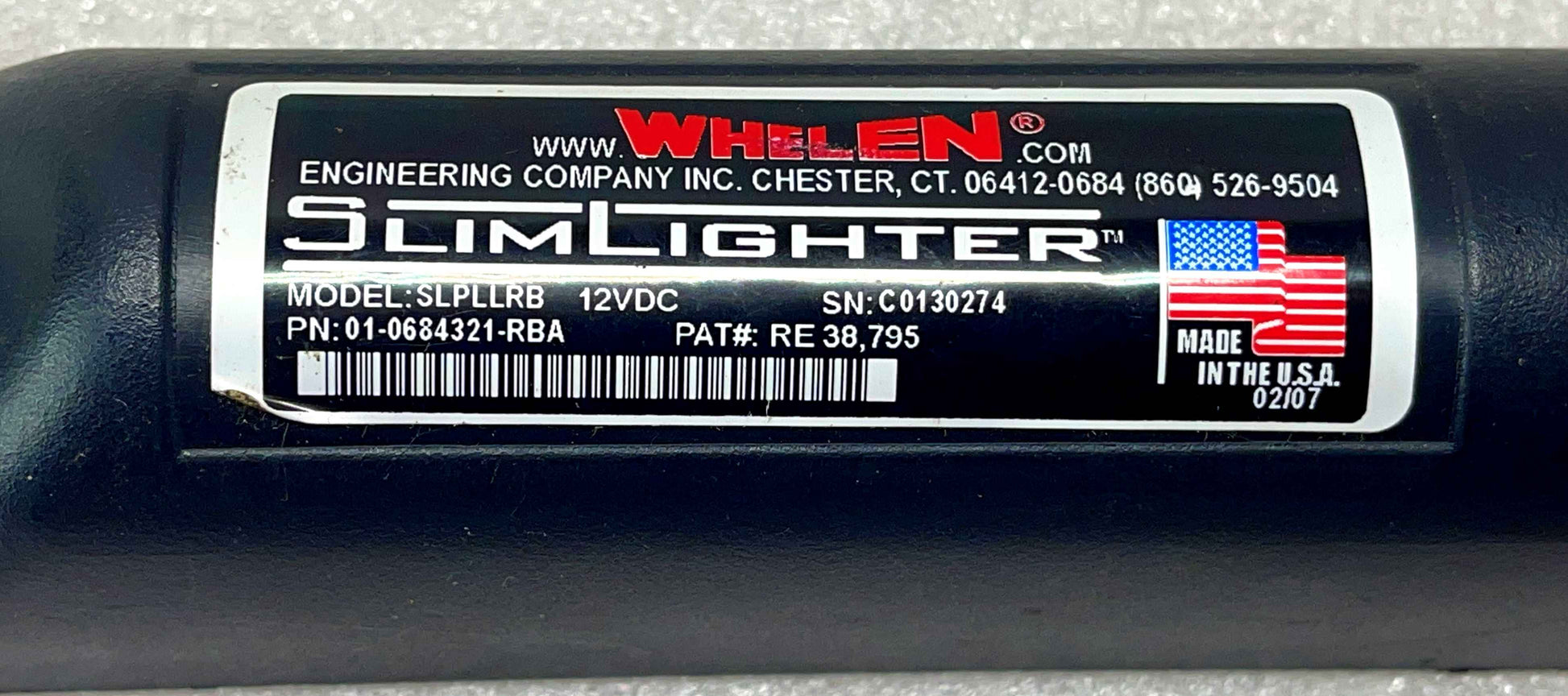 Whelen SlimLighter Lightbar - Red/Red P/N: 01-0684321-R