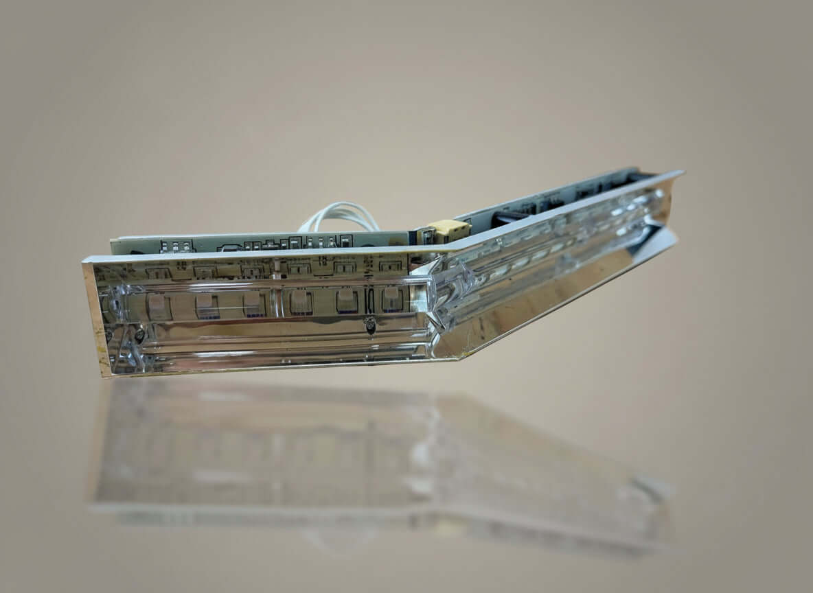 Colorless Module Assembly Whelen Legacy Lightbar - Corner Module - DUO Color Module Blue/Blue
