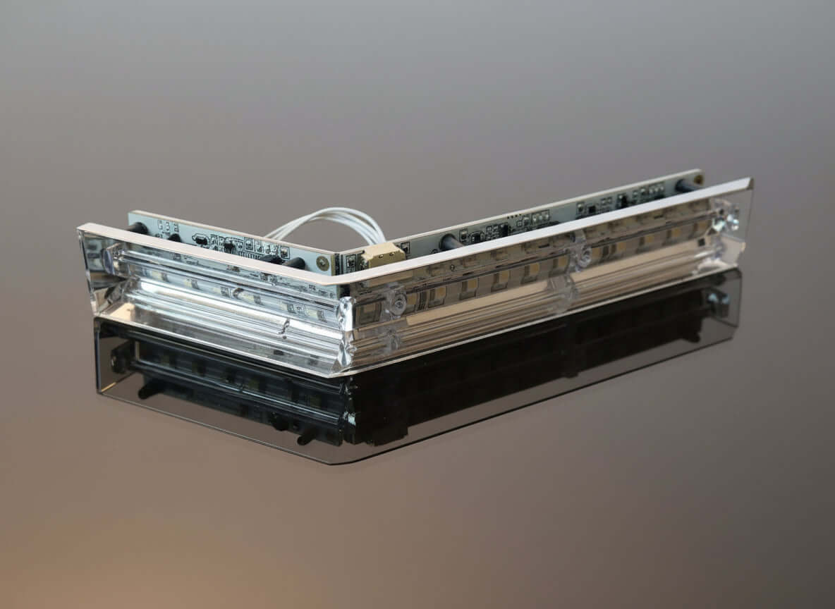 Colorless Module Assembly Whelen Legacy Lightbar - Corner Module - DUO Color Module Blue/Blue