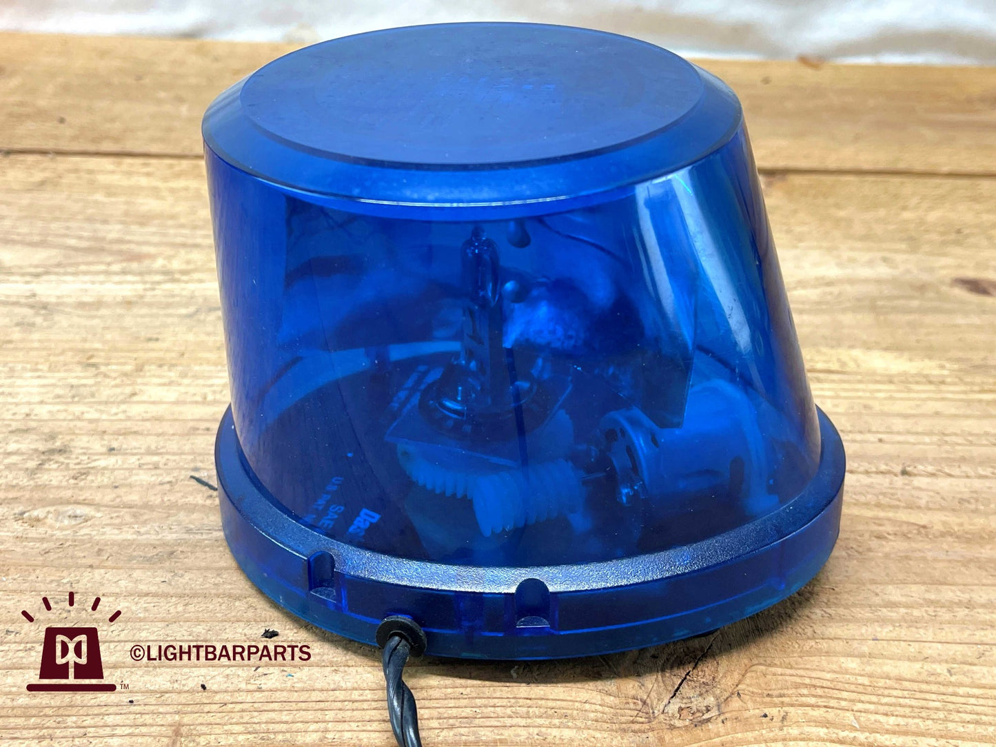 Code 3 DashLaser - Beacon Light - Blue Dome - Standard Speed - Long Cord