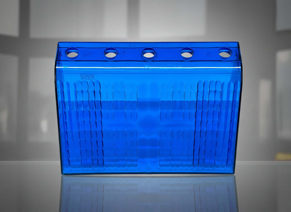 Code 3 MX7000 Lightbar - Lower Blue Filter 5 Hole P/N: 255X