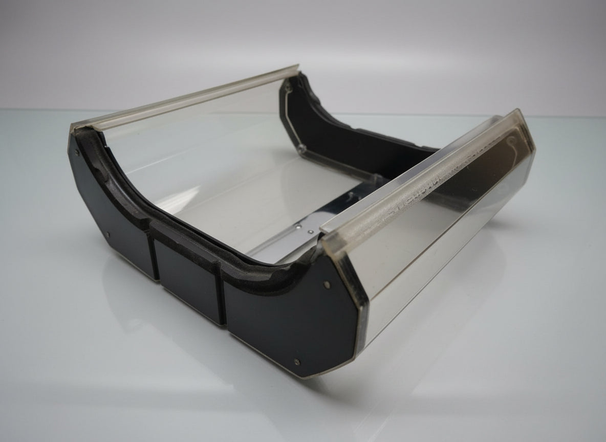 Code 3 XS8000 Intensity Lightbar - 9 Inch Wide Clear Center Dome Lens