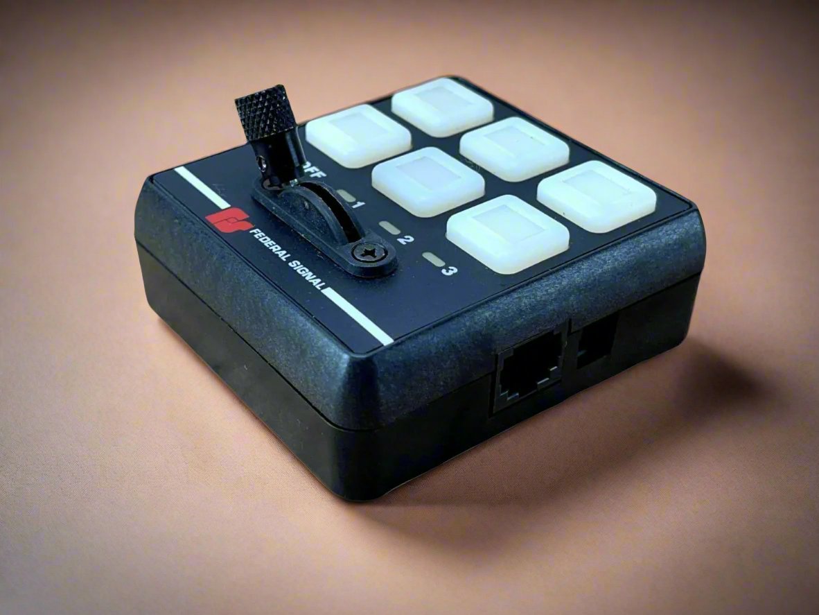 Programmable Button Keypad Federal Signal - Programmable 6 Button Keypad Controller