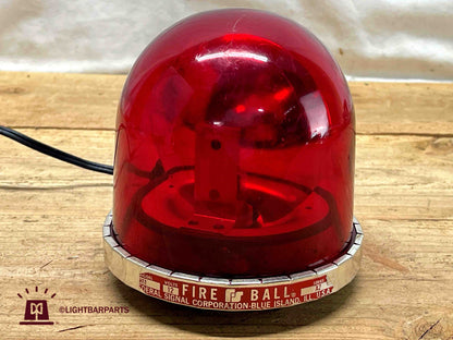 Federal Signal - Red Fire Ball FireBall - Model FB11 / 12v - Kojak Starsky and Hutch Light