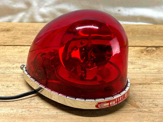 Federal Signal - Red Fire Ball - Model FBH11 / 12v - Kojak Starsky and Hutch