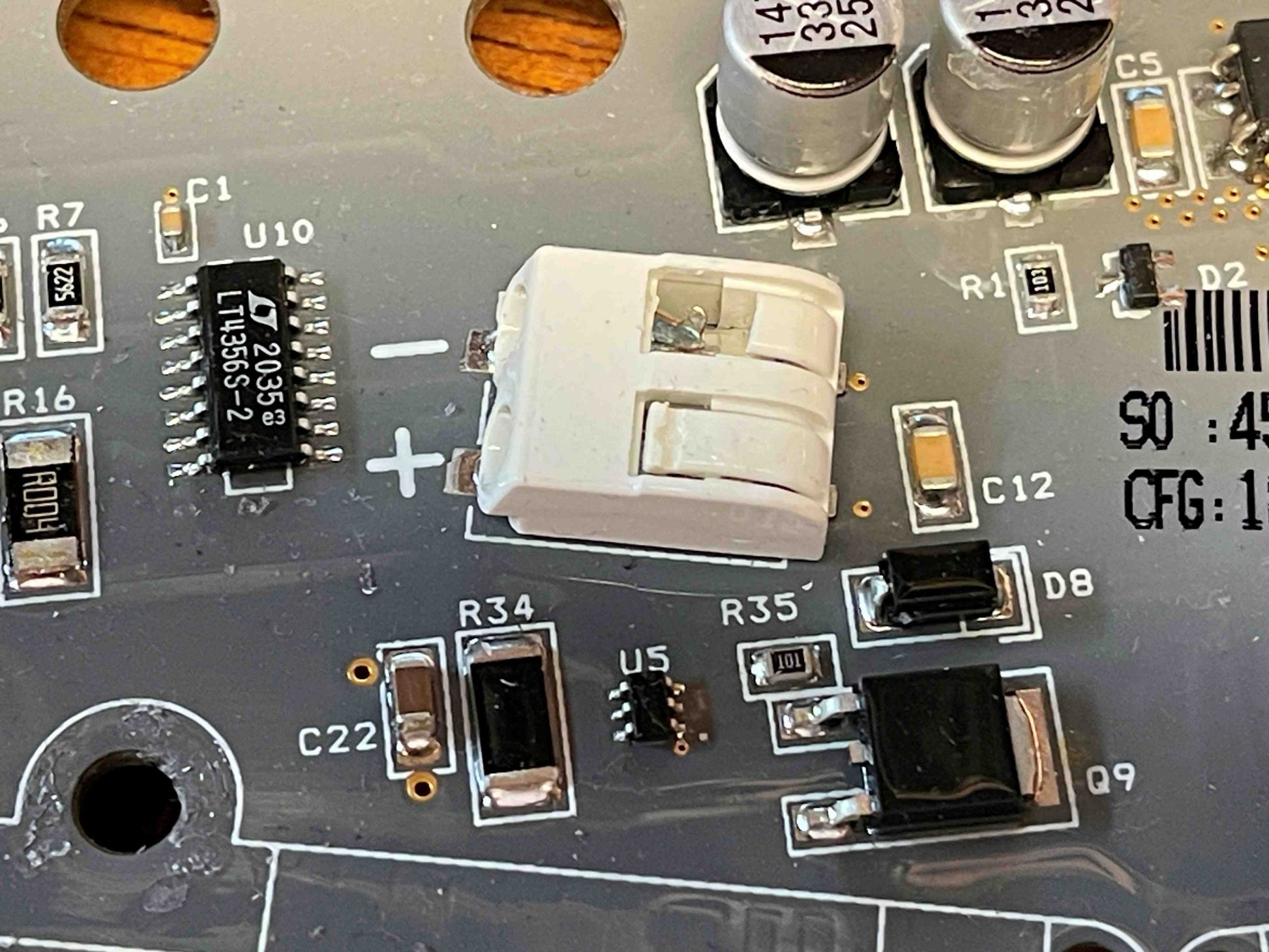 Federal Signal ILS - Advanced Off Axis FSJOIN Passenger Side - PN: 20000157-2222Z6N8 Blue/White