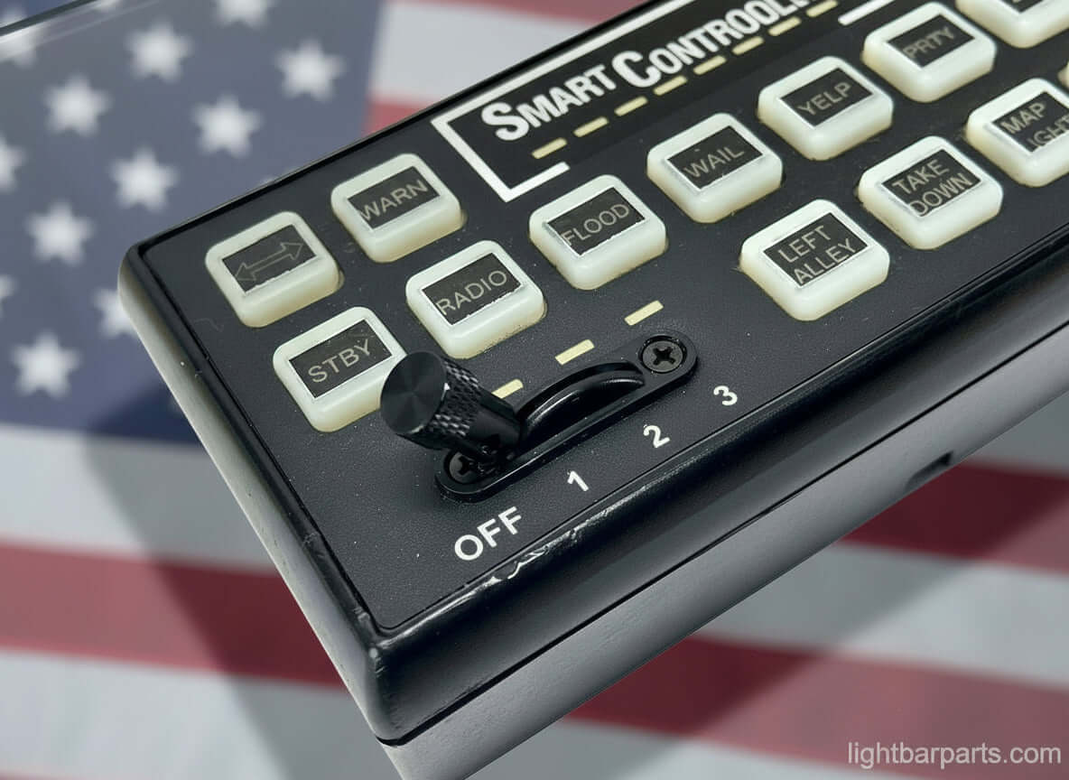 Replacement Slide Switch Knob - Federal Signal - Whelen - Code 3 - CenCom - SoundOff with Allen Wrench