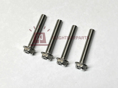 Federal Signal StreetHawk - Set of Four New (4) Stainless Steel Dome Screws - V2
