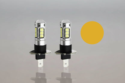 Federal Signal Code3 Beacon Lightbar Rotator - Pair LED Replacement H1 Bulb - Amber