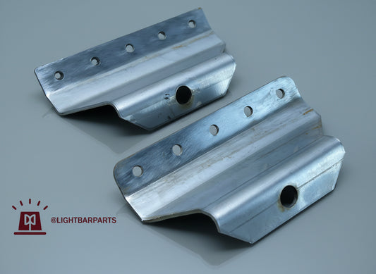 Code 3 Lightbar - Gutter Hook Clamp Strap Mount - Set Of Two (2)