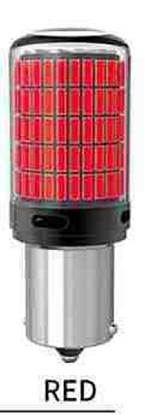 Federal Signal Code3 - Pair Of (2) LED Twist Lock Replacement Bulbs - Red