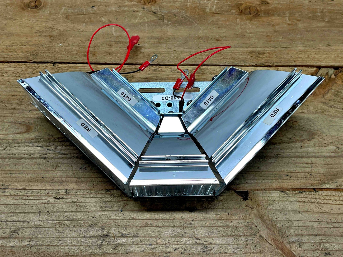 Star Headlight Lantern - Sabre Lightbar - Red Corner Module P/N: 520-D3