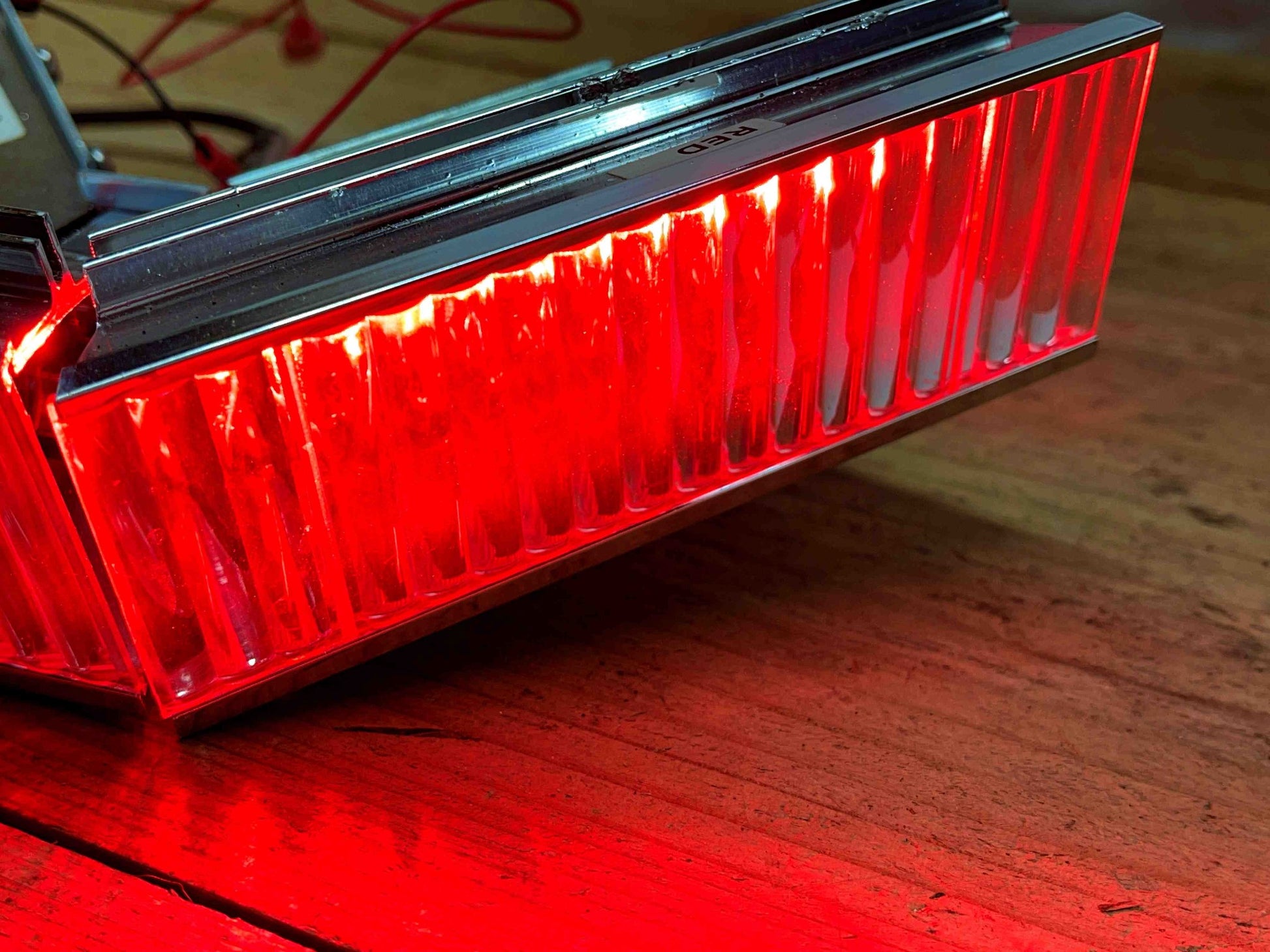 Star Headlight Lantern - Sabre Lightbar - Red Corner Module P/N: 520-D3