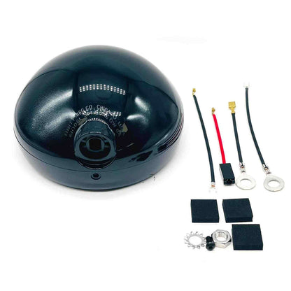 Unity Spotlight Parts - 6" Spotlight Shell & Ring Kit Black (S04)