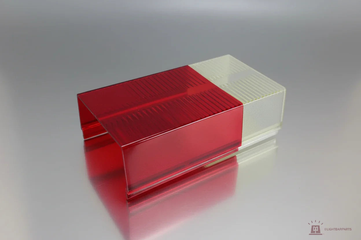 (Secondary / Non-feed) Watermarked - Whelen Edge Freedom Series Lightbar - Red Clear Hybrid Lens - 6 1/8" Long