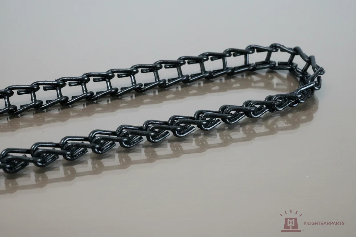 Watermarked - Federal Signal Aerodynic / Aerotwin Lightbar 24S Small Size Frame - Chain Set