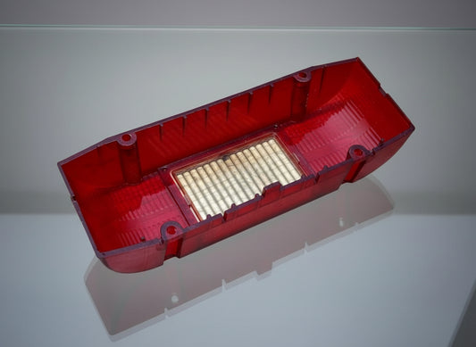 Whelen Edge 9000 9M Lightbar - Red End Cap With Clear Alley Light Lens