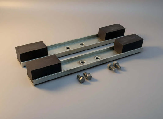 Yankee 911 Lightbar - Pair of Mounting Feet with Frame Screws