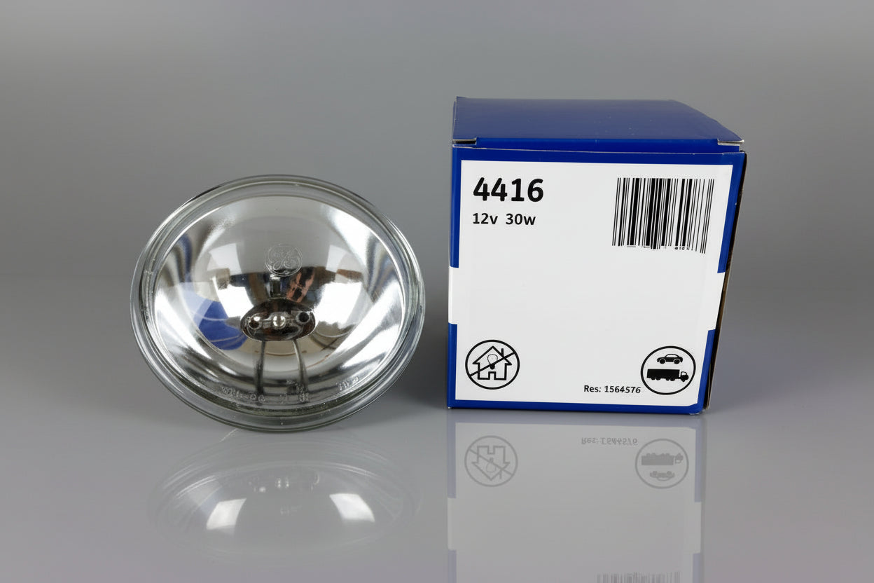 GE 4416 Clear Par36 Bulb Federal Signal Beacon Aerodynic Twinsonic Lightbar NEW