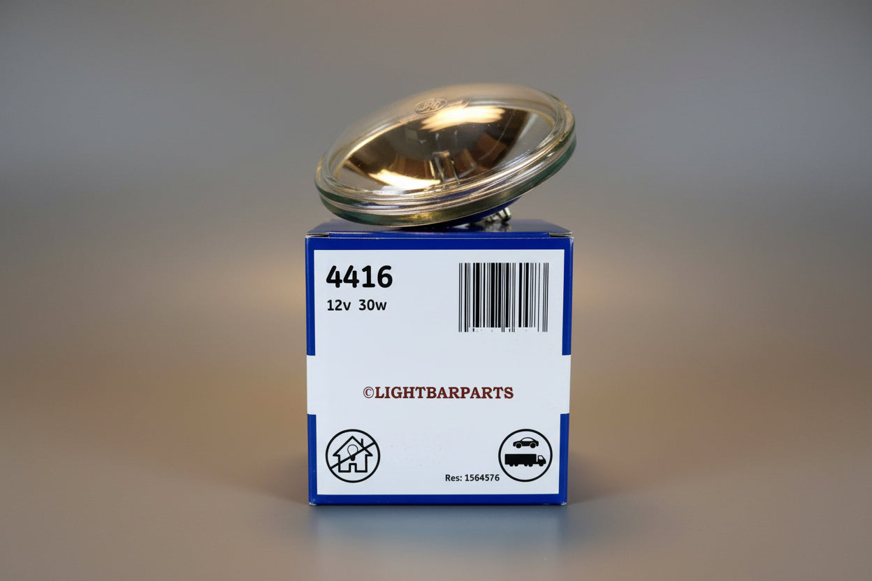 GE 4416 Clear Par36 Bulb Federal Signal Beacon Aerodynic Twinsonic Lightbar NEW