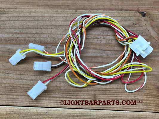 Whelen Liberty Lightbar - LC Liberty I/O One LED Corners Wire Harness - lightbarparts.com