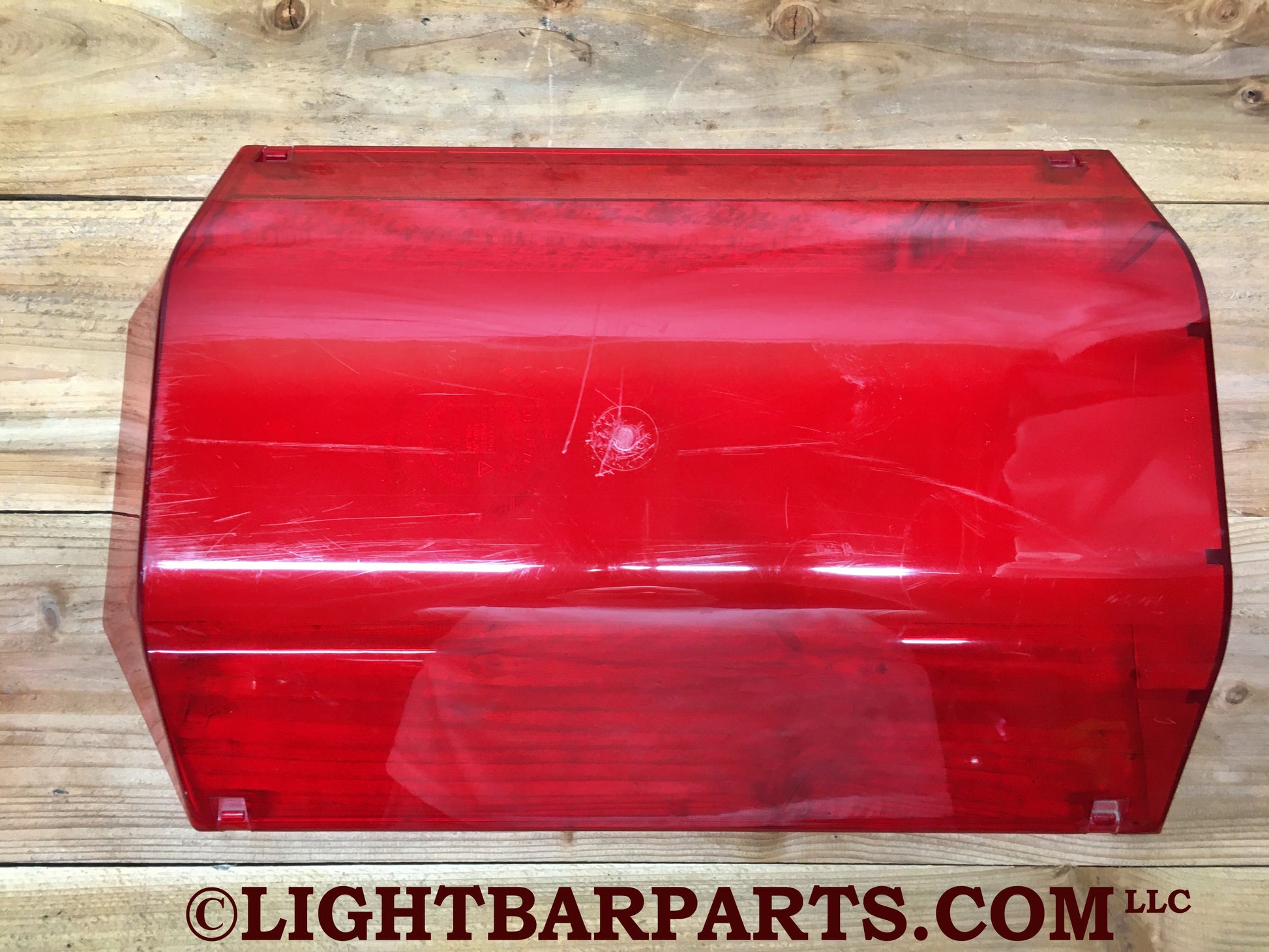 Code 3 PSE MX7000 Excalibur Lightbar - Red End Dome - P/N: PSE-210X - light bar parts