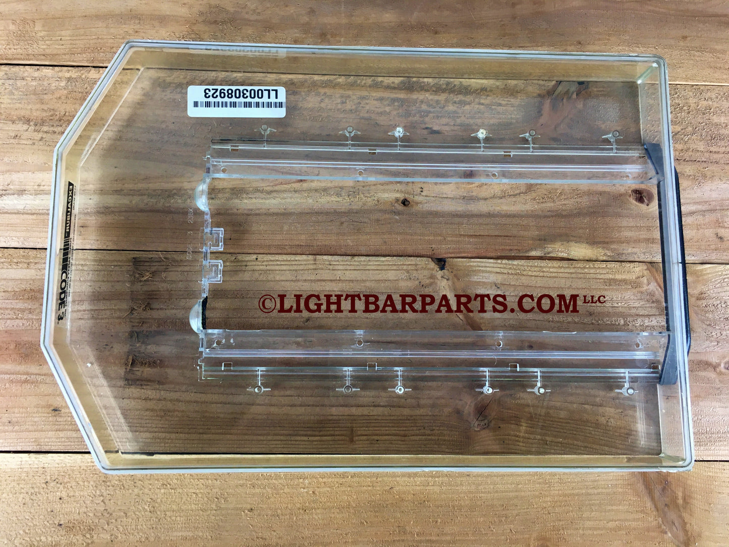 CODE 3 Excalibur Lightbar - Clear End - Base - P/N: 236X - light bar parts
