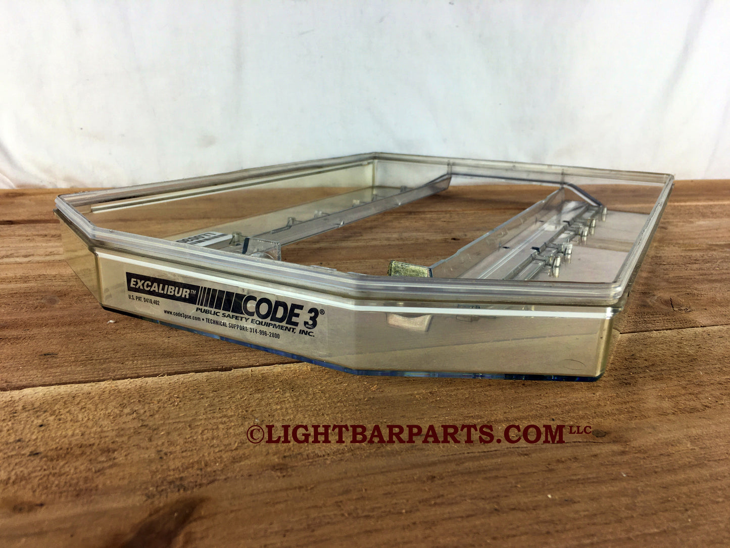 CODE 3 Excalibur Lightbar - Clear End - Base - P/N: 236X - light bar parts