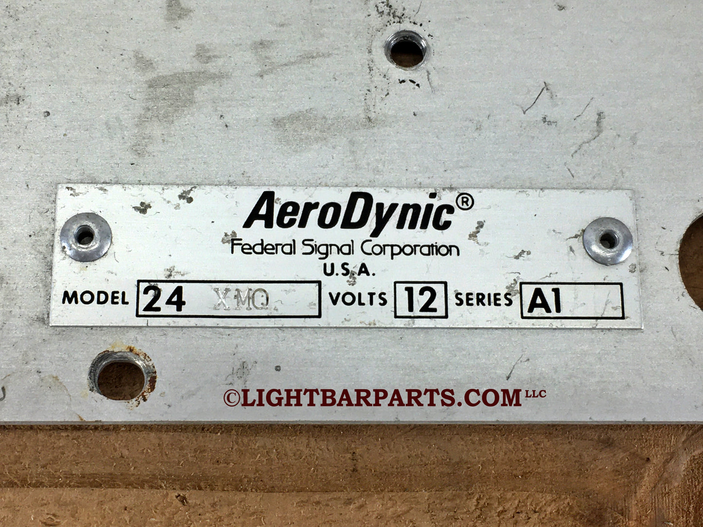 Federal Signal Aerodynic Lightbar - 24XMQ Complete Three Piece Tray Assembly - light bar parts