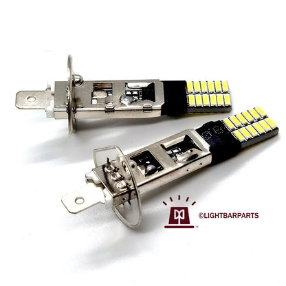 Federal Signal Code3 Beacon Lightbar Rotator - Pair (2) LED Replacement Bulb - White