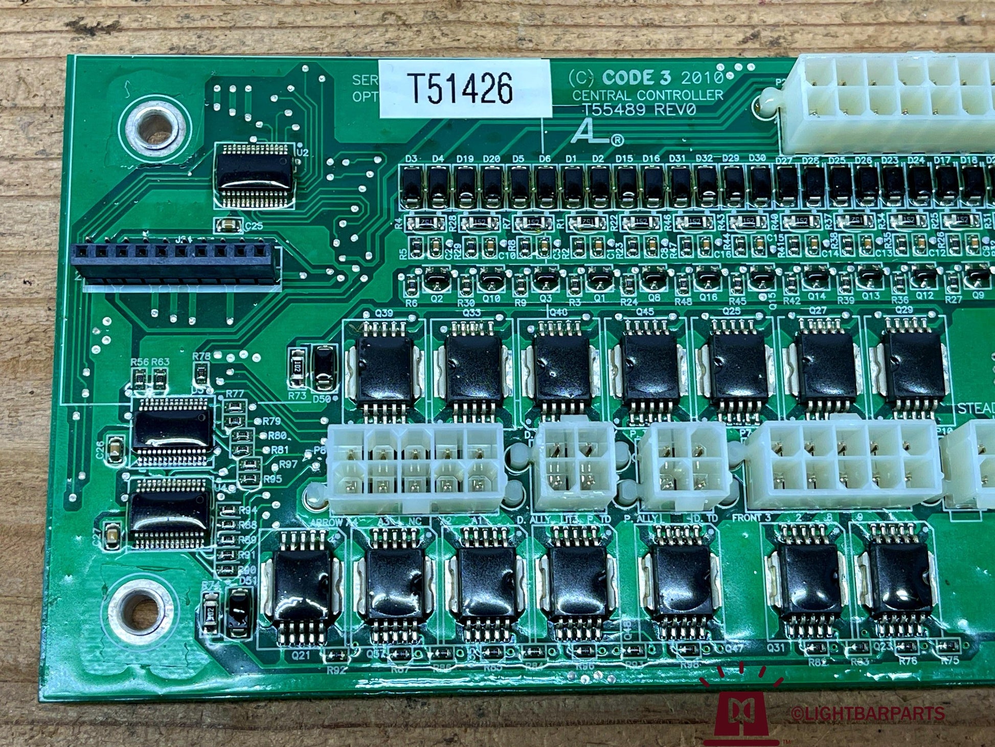 Code 3 Defender Lightbar - Central Controller Board T51426 T55489 T55490