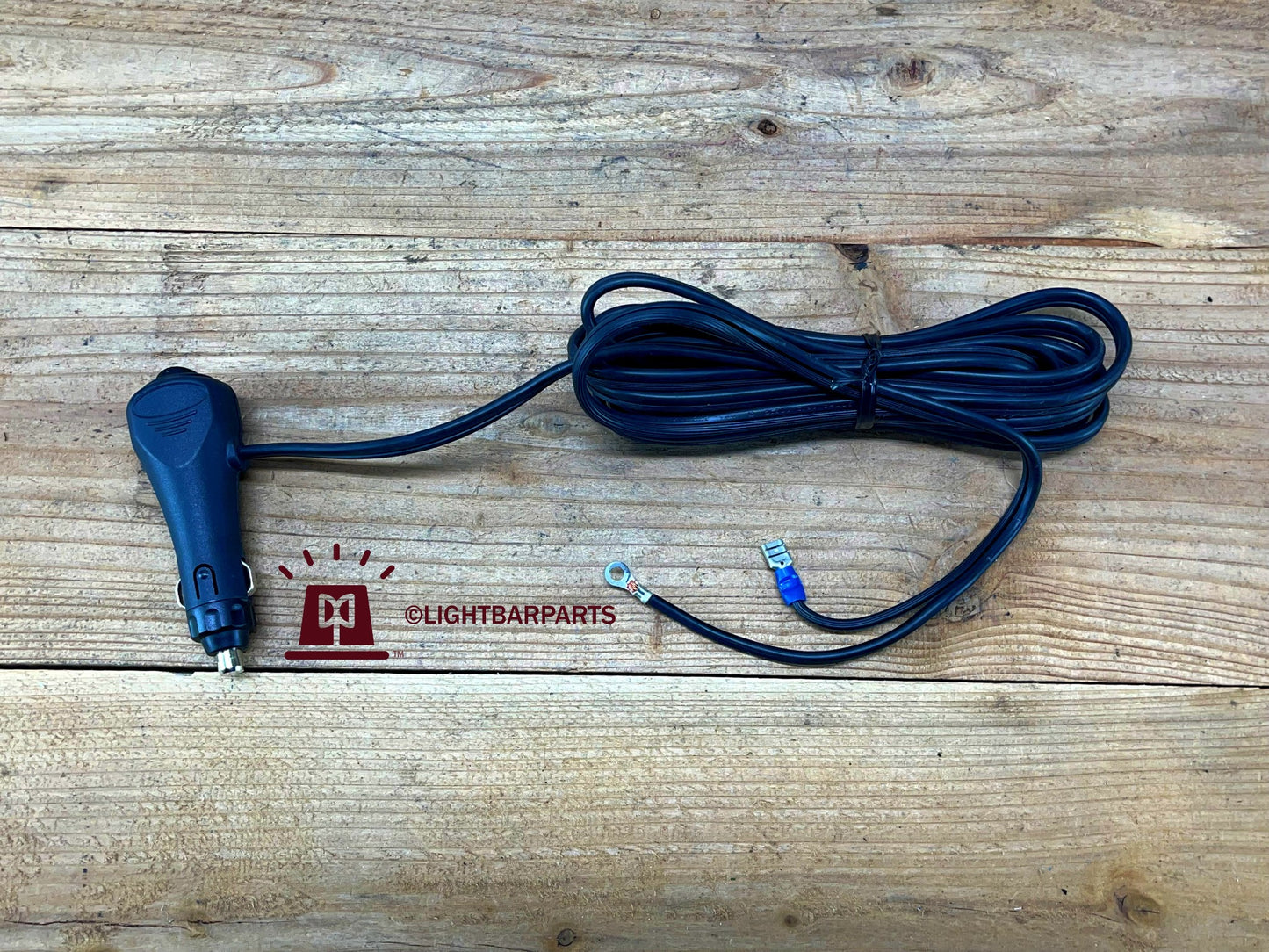 Code 3 PSE Force 4 LP Beacon Lightbar - Cigarette Lighter Plug Power Cord - New Old Stock