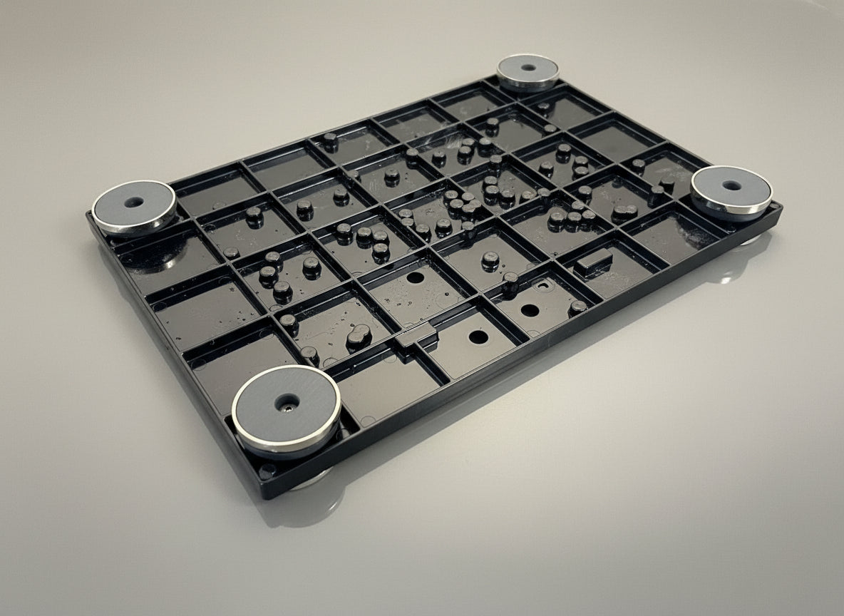 Media Code Tray Code 3 PSE - Force 4 LP Beacon Lightbar - Base Bottom Tray with Magnet