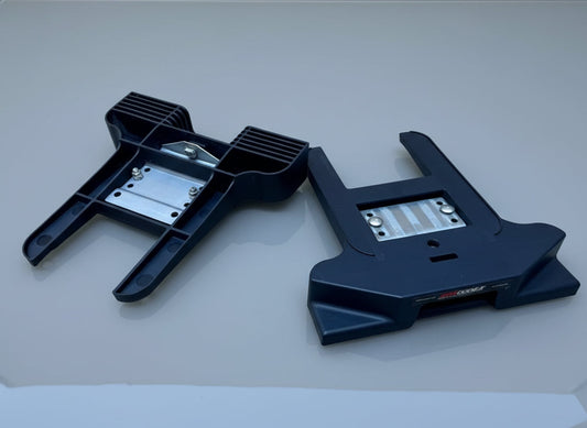 CODE 3 2100 2500 2700 MX7000 Excalibur - Pair Mounting Feet with Hardware - Single Tension Bolt Version