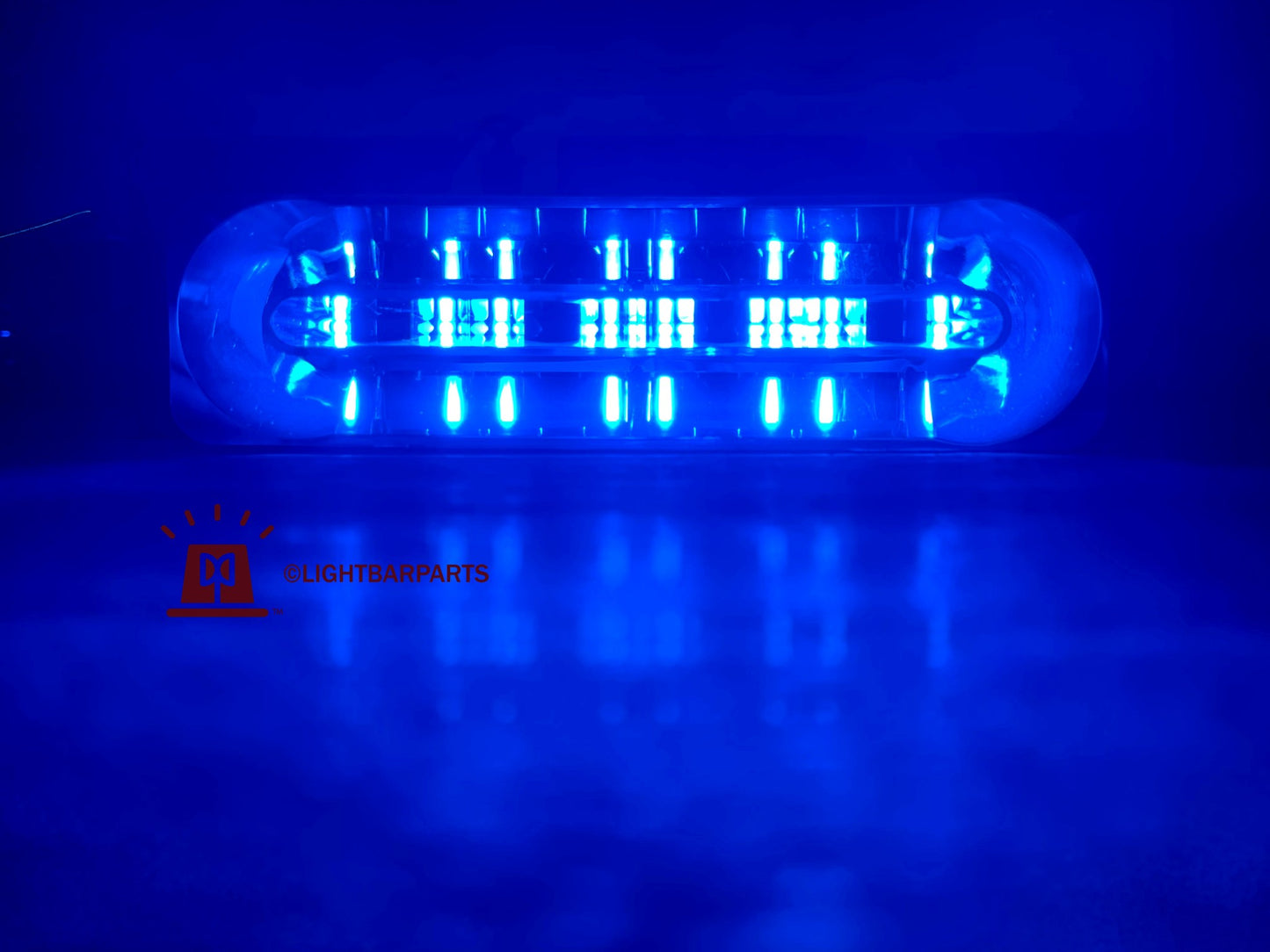 CODE 3 RX2700 Lightbar  - Center PriZm LED Module - 8 Diodes - T50413 - Blue