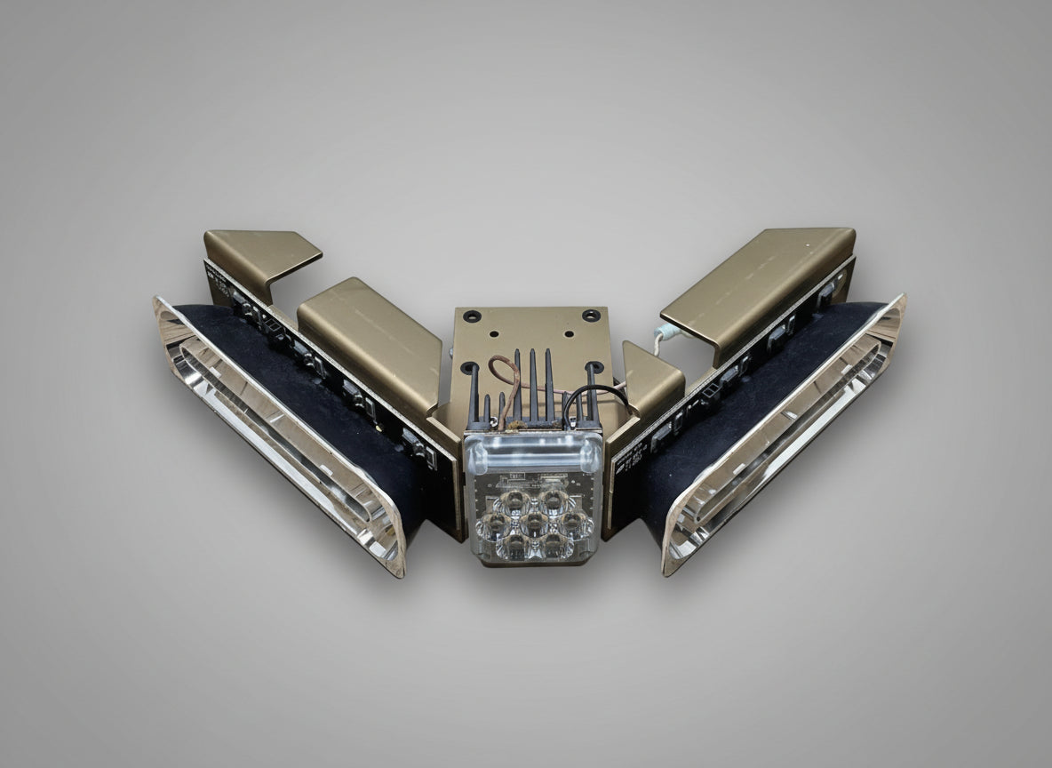 CODE 3 RX2700 - Corner PriZm LED Module - 12 Diodes - Blue with LED Al