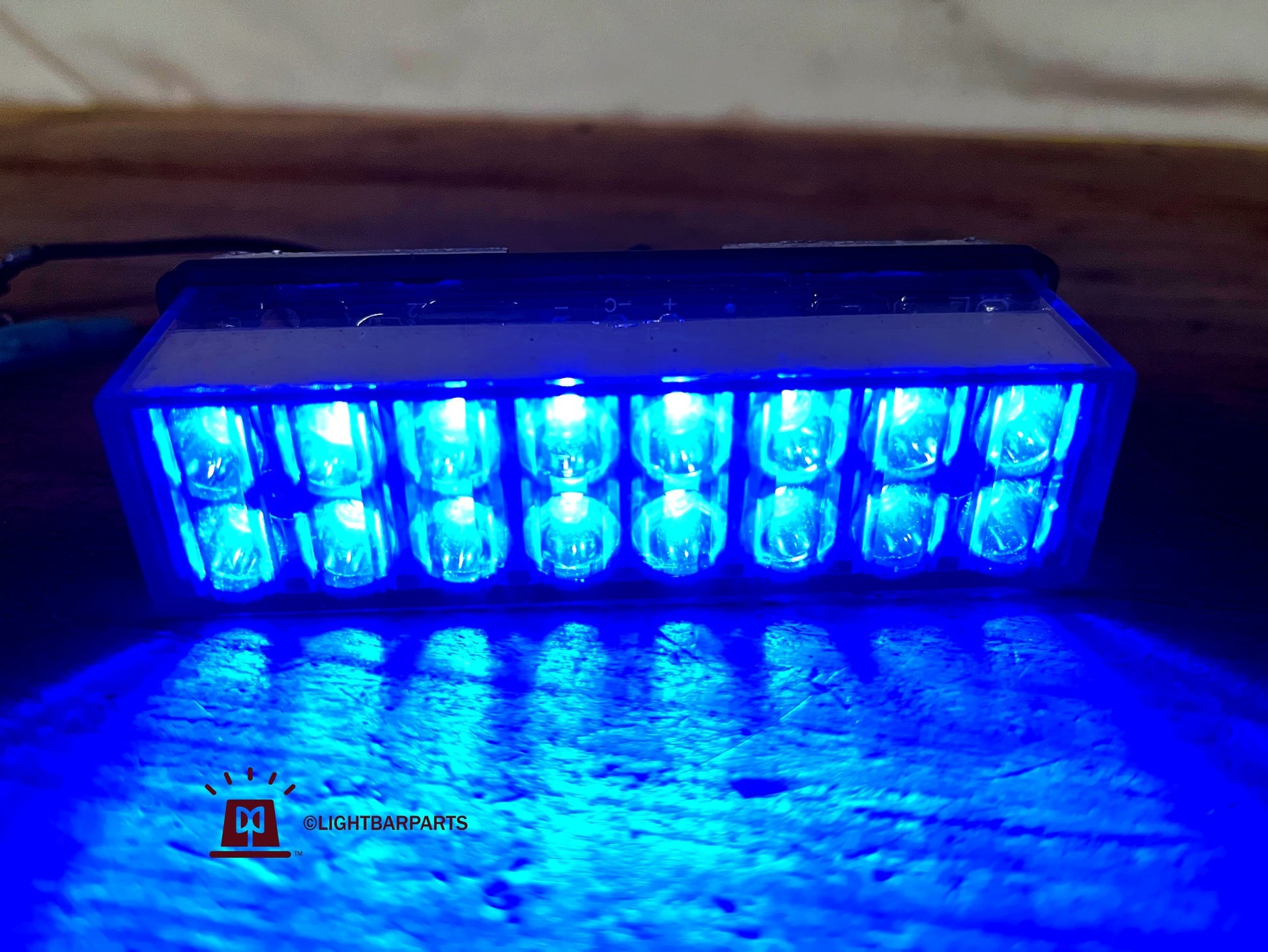 CODE 3 LED X2100 - Inboard LED Module with - Color: Blu