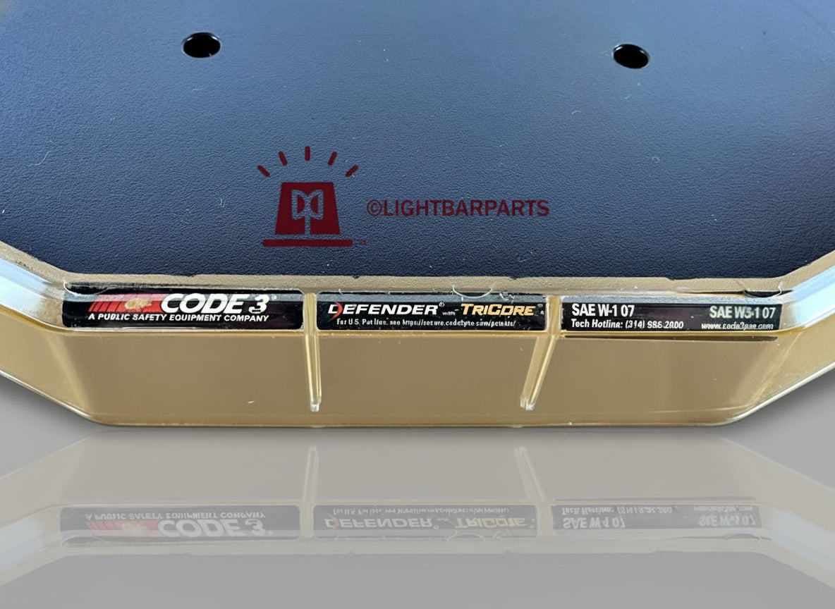 Code 3 Defender Lightbar - Outboard End Dome - P/N: T51161