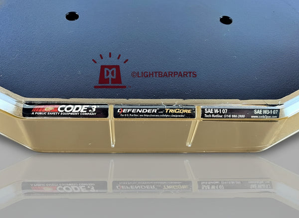 Code 3 Defender Outboard End Dome T51161 | LightbarParts.com