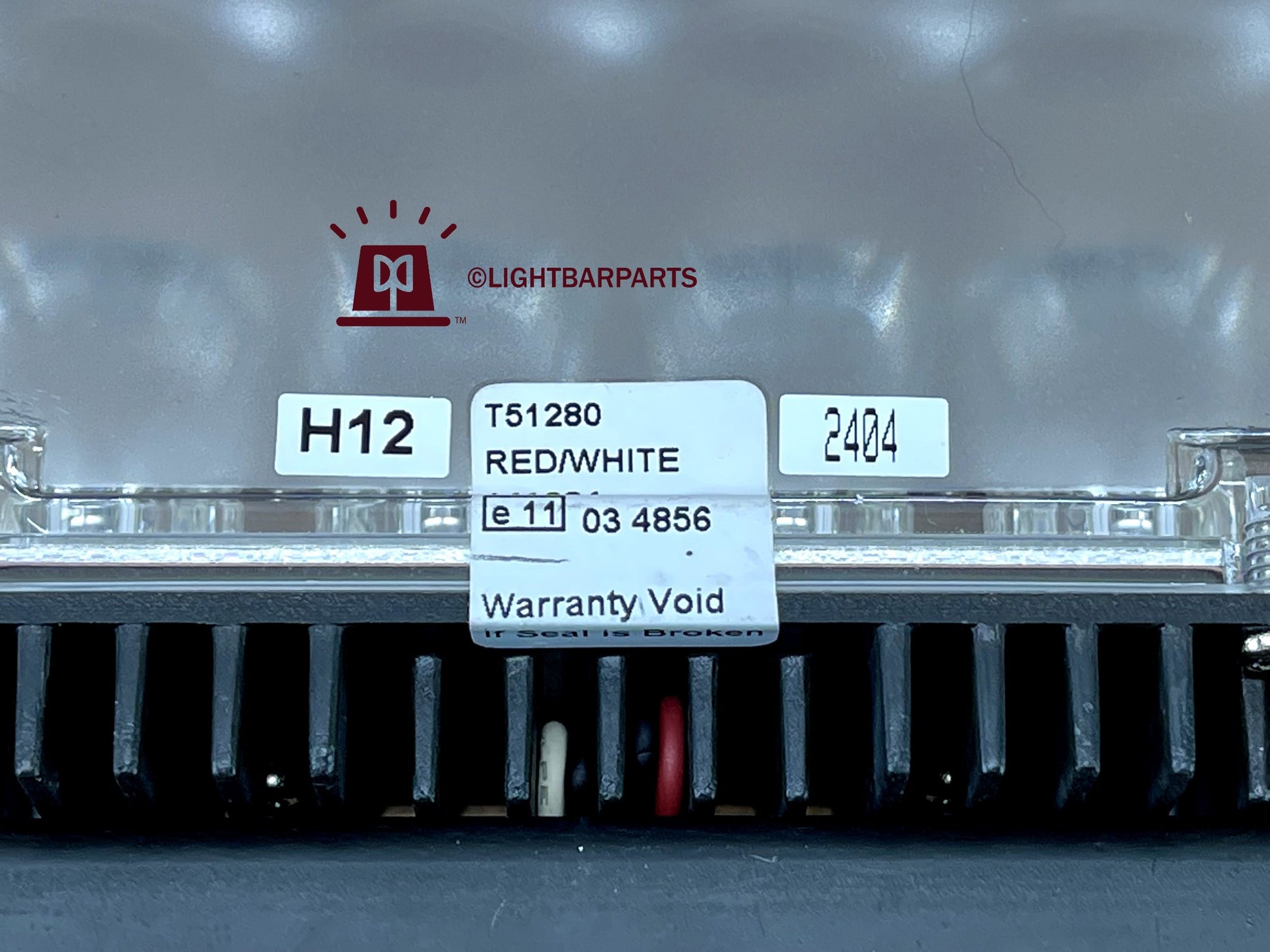 Code 3 Defender Lightbar - TriCore DUO LED - White / Red Light Module - P/N: 51280