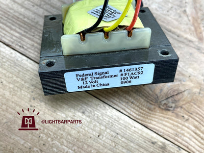 Federal Signal PA300 Parts - Transformer 1461357 - 12v - 100 Watt
