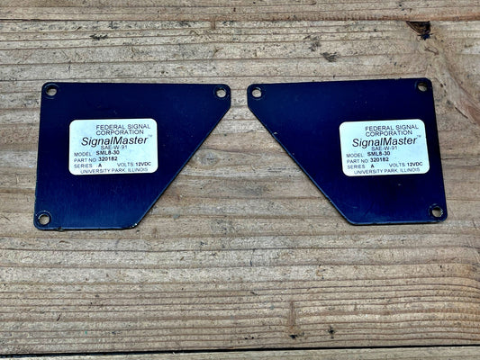 Federal Signal SignalMaster SML8-30 - Pair Of End Caps