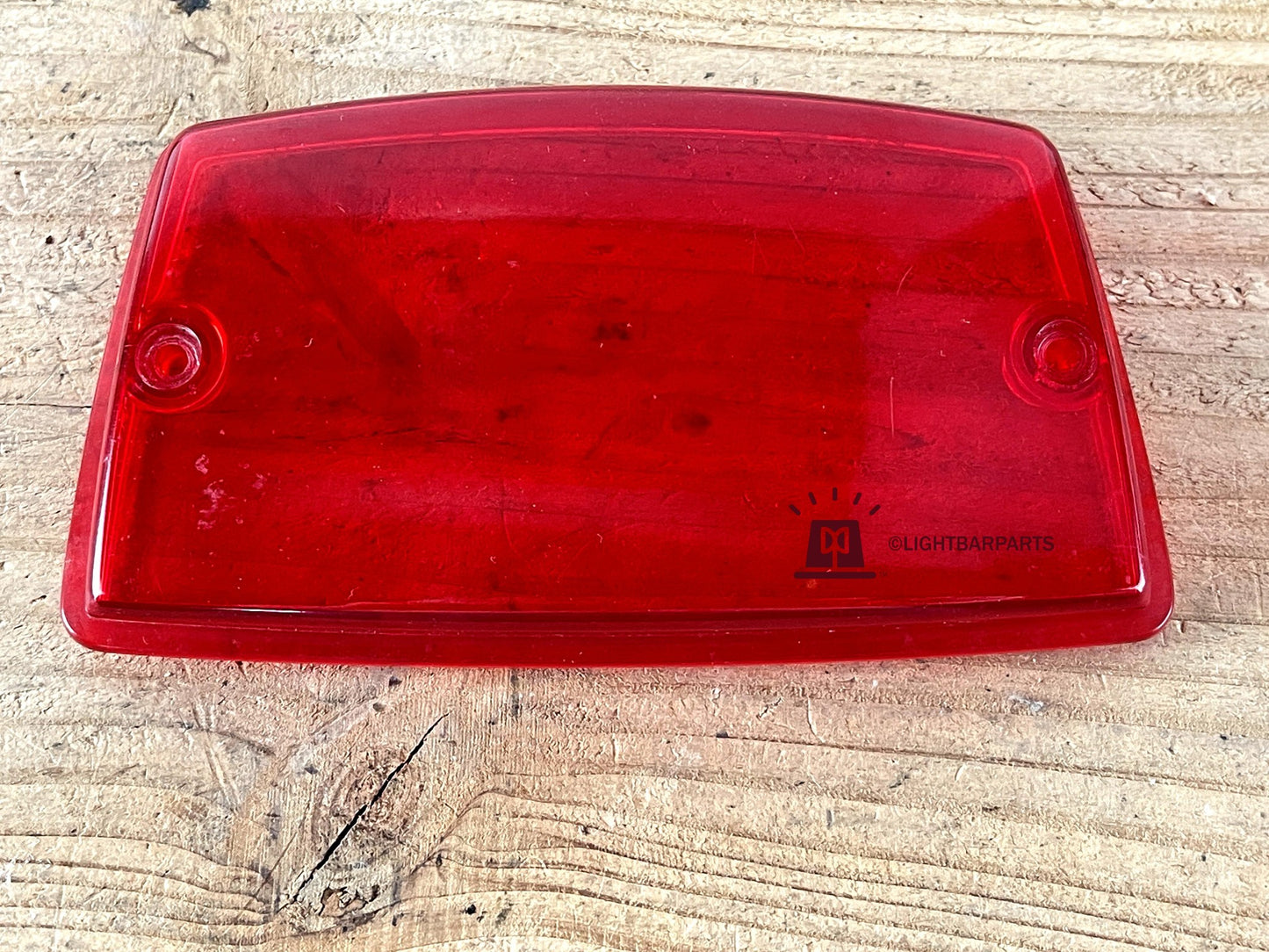 Federal Signal StreetHawk Lightbar - New Style RED Secondary Lens with Screws