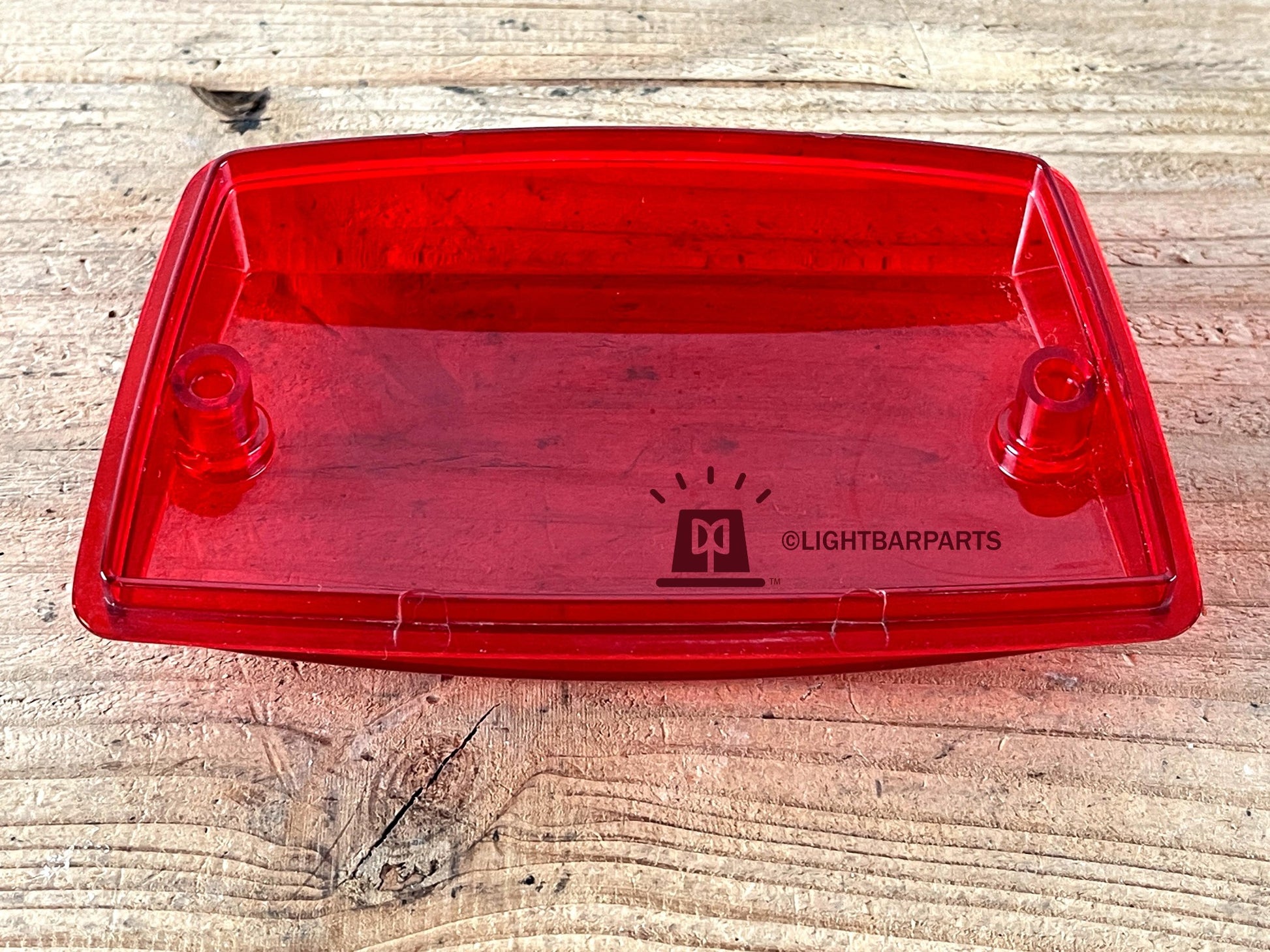 Federal Signal StreetHawk Lightbar - New Style RED Secondary Lens with Screws