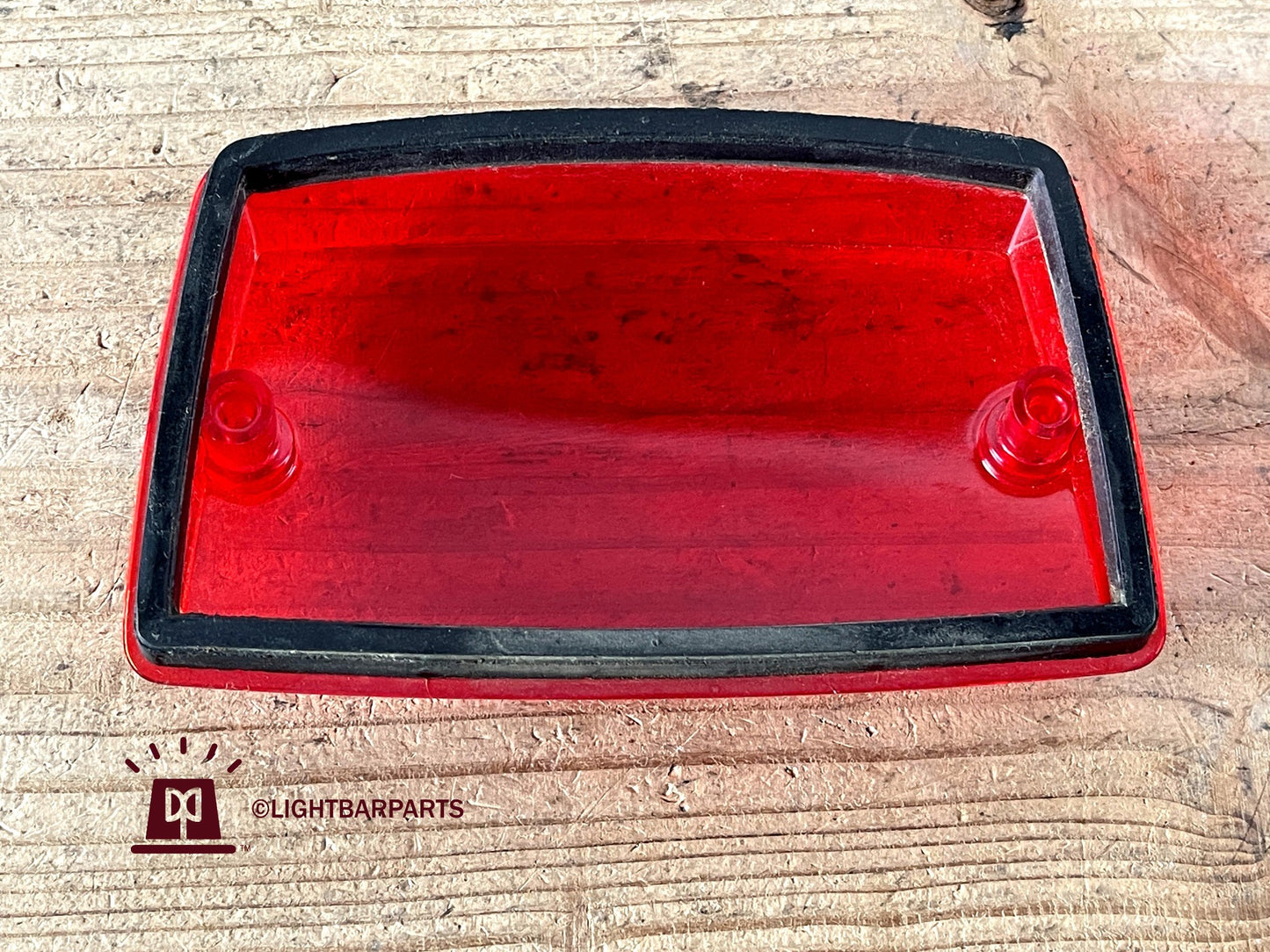 Federal Signal StreetHawk Lightbar - New Style RED Secondary Lens with Gasket