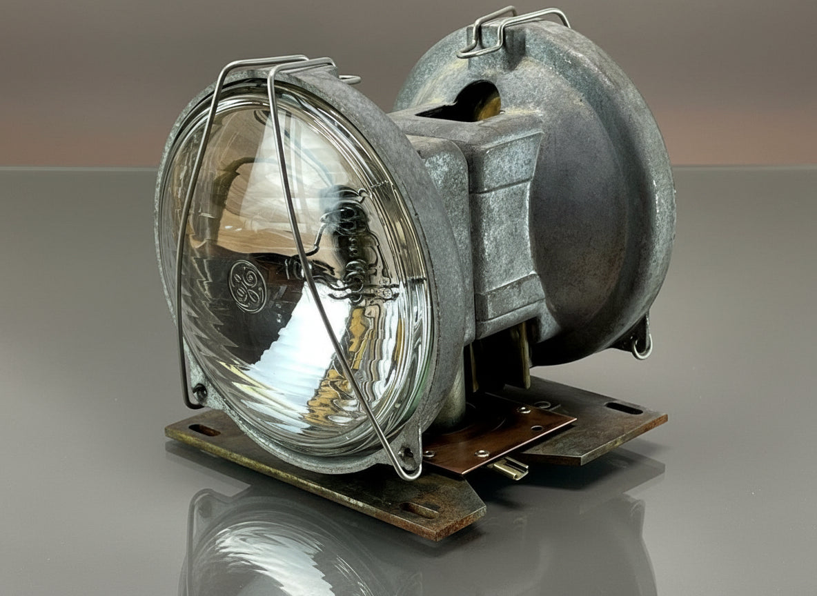 Federal Signal Twinsonic 12 12X CTS 12F - Rotator Light - GE 7400 Clea