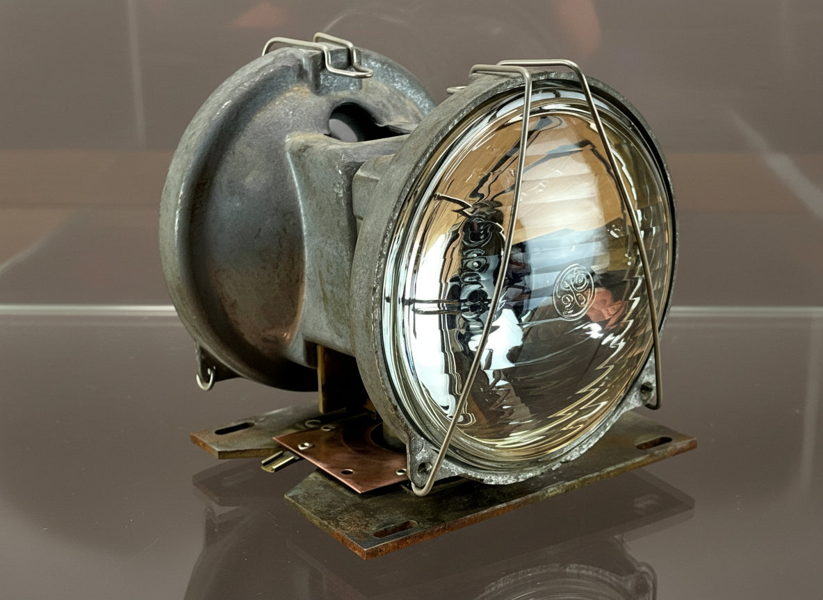 Federal Signal Twinsonic 12 12X CTS 12F - Rotator Light - GE 7400 Clea