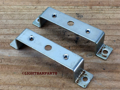 Code 3 MX7000 Lightbar - Lot of Two Mounting Brackets - Rotator Tray Mounts - light bar parts