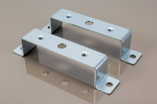 Code 3 MX7000 Lightbar - Lot of Two Mounting Brackets - Rotator Tray Mounts - light bar parts
