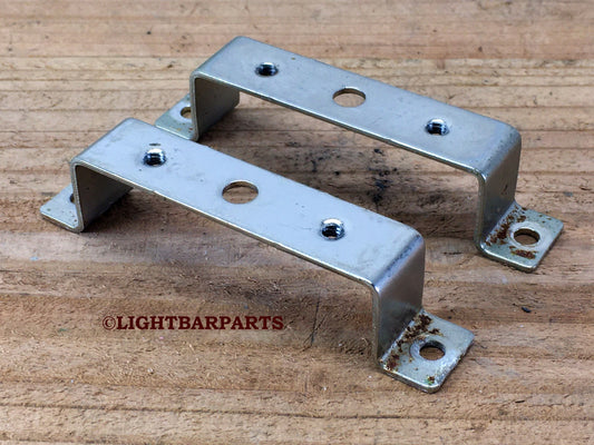 Code 3 MX7000 Lightbar - Lot of Two Mounting Brackets - Rotator Tray Mounts - light bar parts